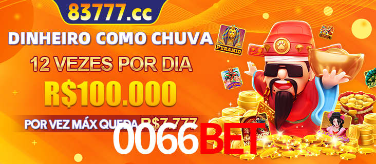 Banner do programa de recompensas Recomende para amigos do 0066bet, detalhando os bônus por convidar amigos, com prêmios que chegam a R$288.888.
